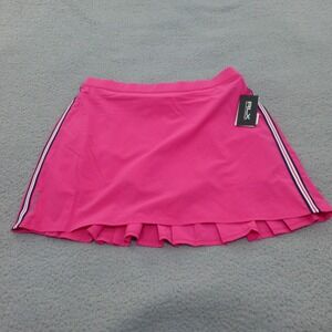 RLX Ralph Lauren Skirt Skort Womens Large Athletic Golf Pink Pleated